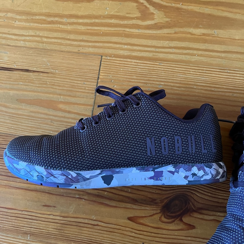 No bulls purple camo size 10